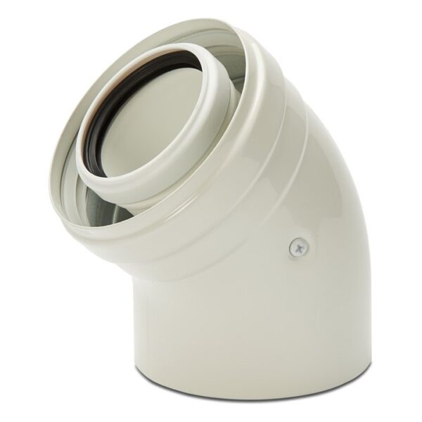 Push Fit 45° Flue Bend