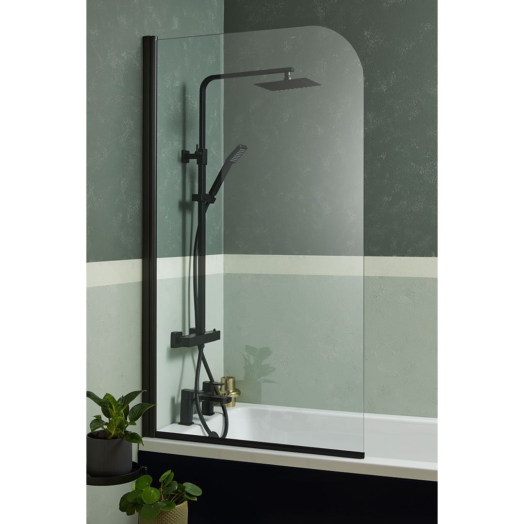 Leven Round Profile Bath Screen