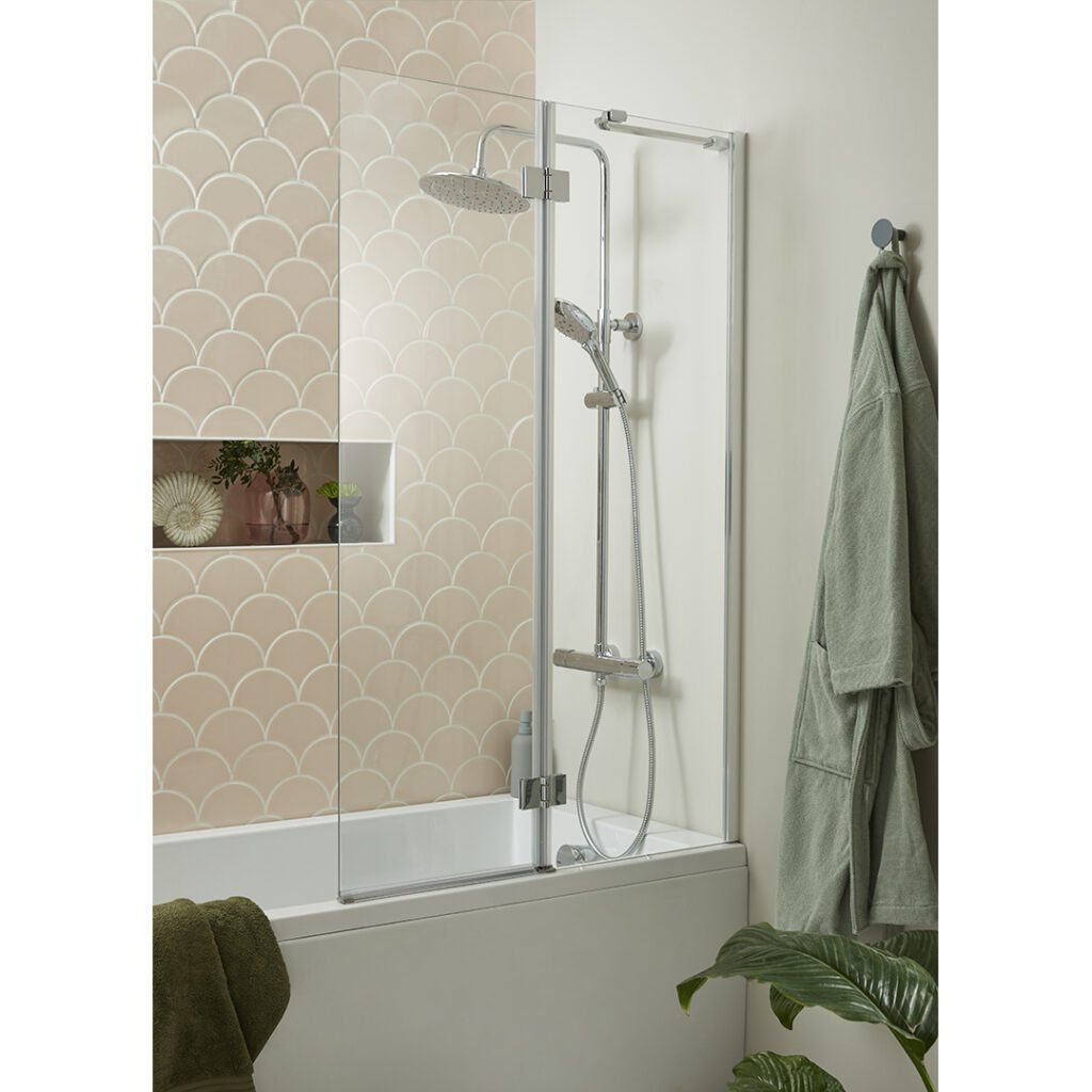 Dornoch Double Folding Bath Screen