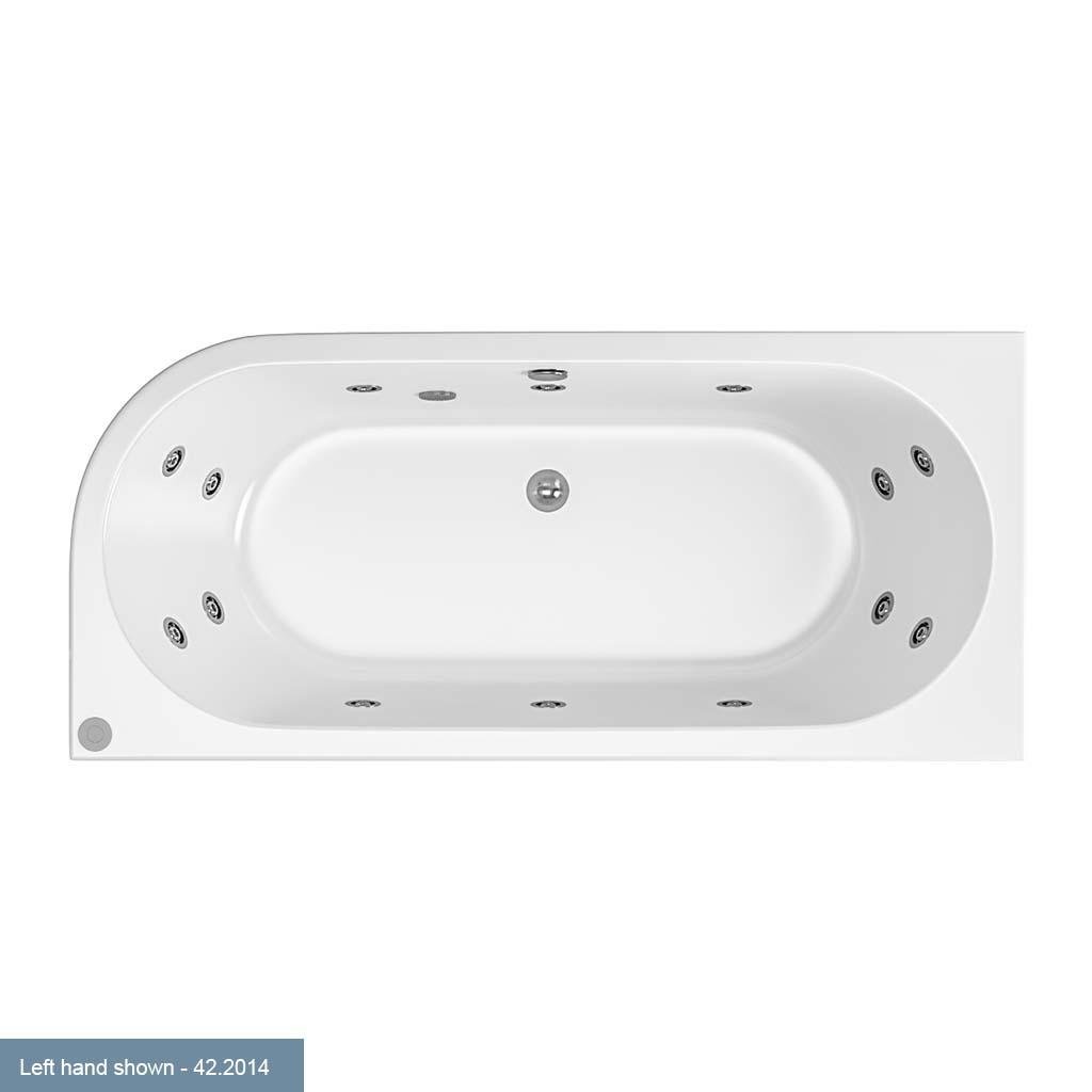 Biscay Left Hand 14 Jet Whirlpool 1700 x 800mm Beauforté