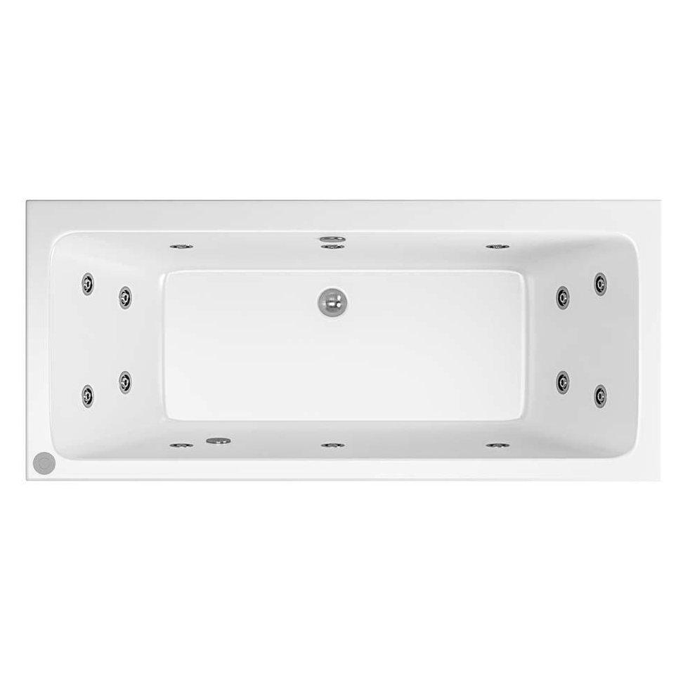 Portland Double Ended 14 Jet Whirlpool 1700 x 750mm Beauforté