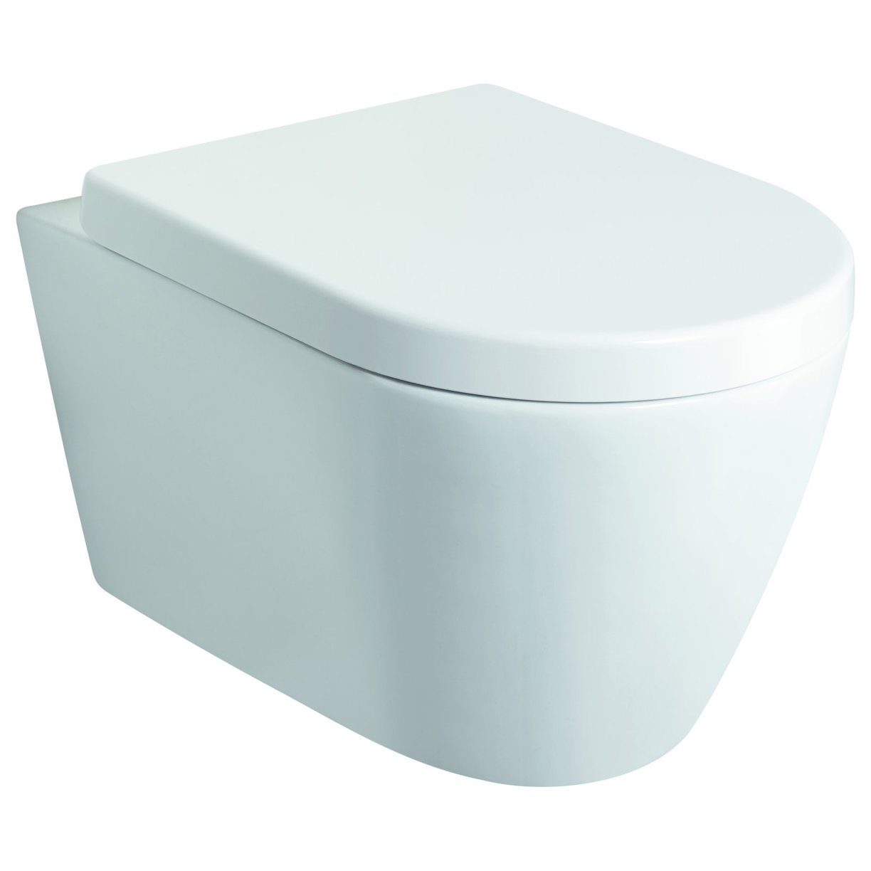 Jura Rimless Wall Hung WC Pan & Soft Close Seat