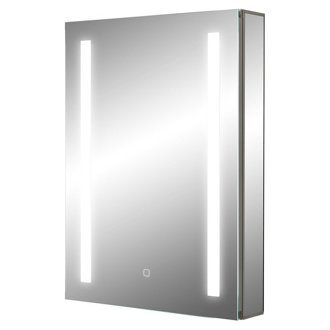 Comrie 1-Door LED Aluminium Mirror Cabinet