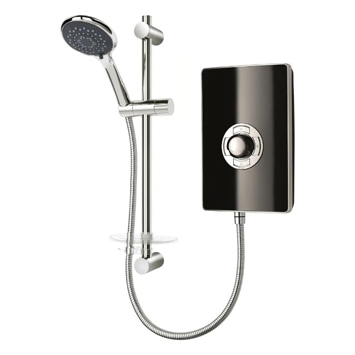 Aspirante Black Gloss Electric Shower - 9.5kW