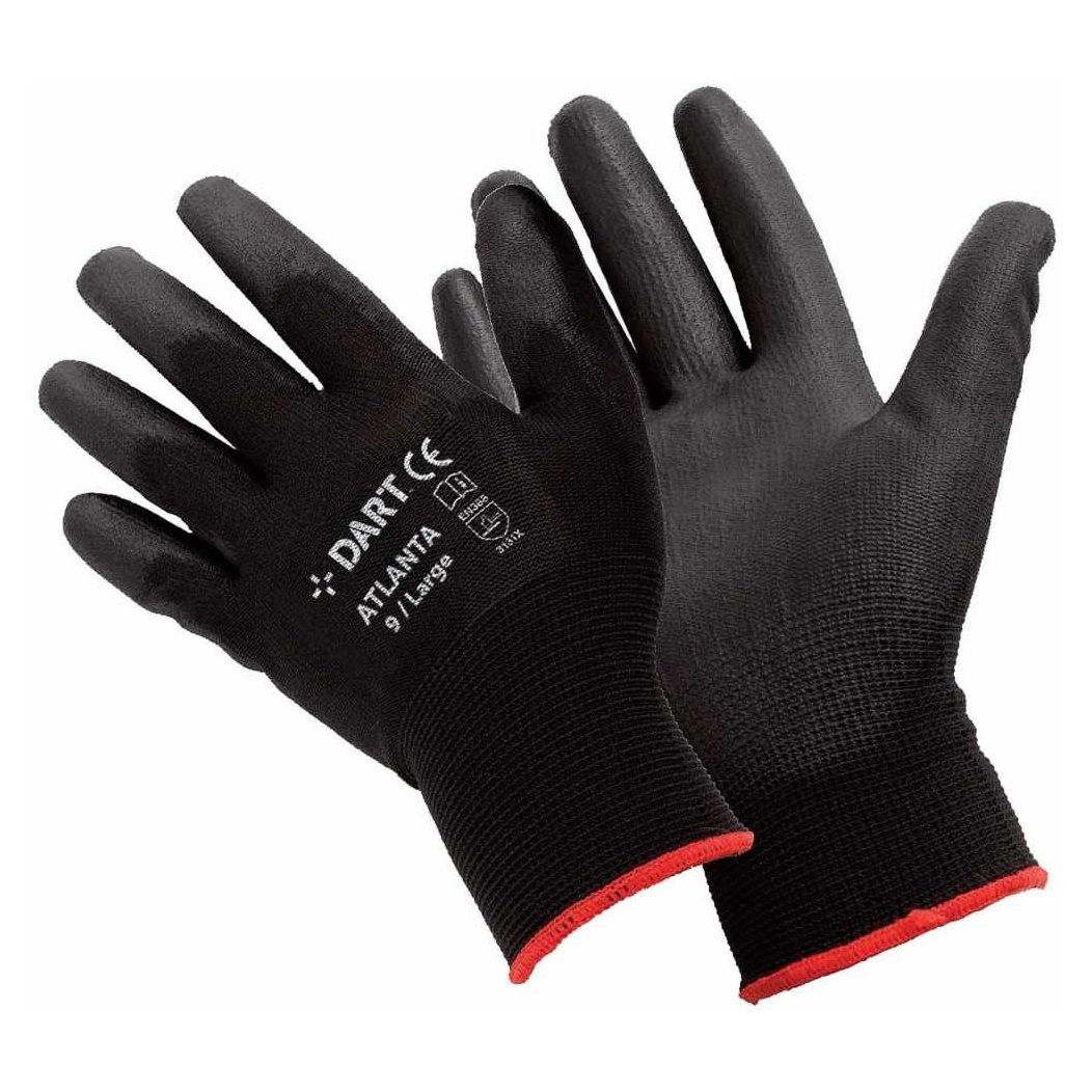 Handmax Black PU Glove Size XL (10)