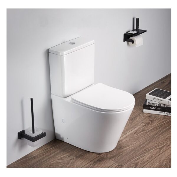 Capri Close Coupled WC Pan, Cistern & Seat