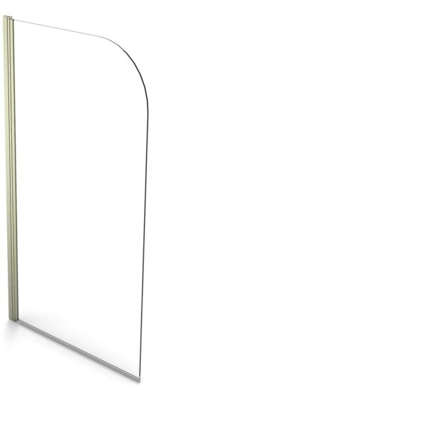 Radius Edge Bath Screen 800 x 1400mm