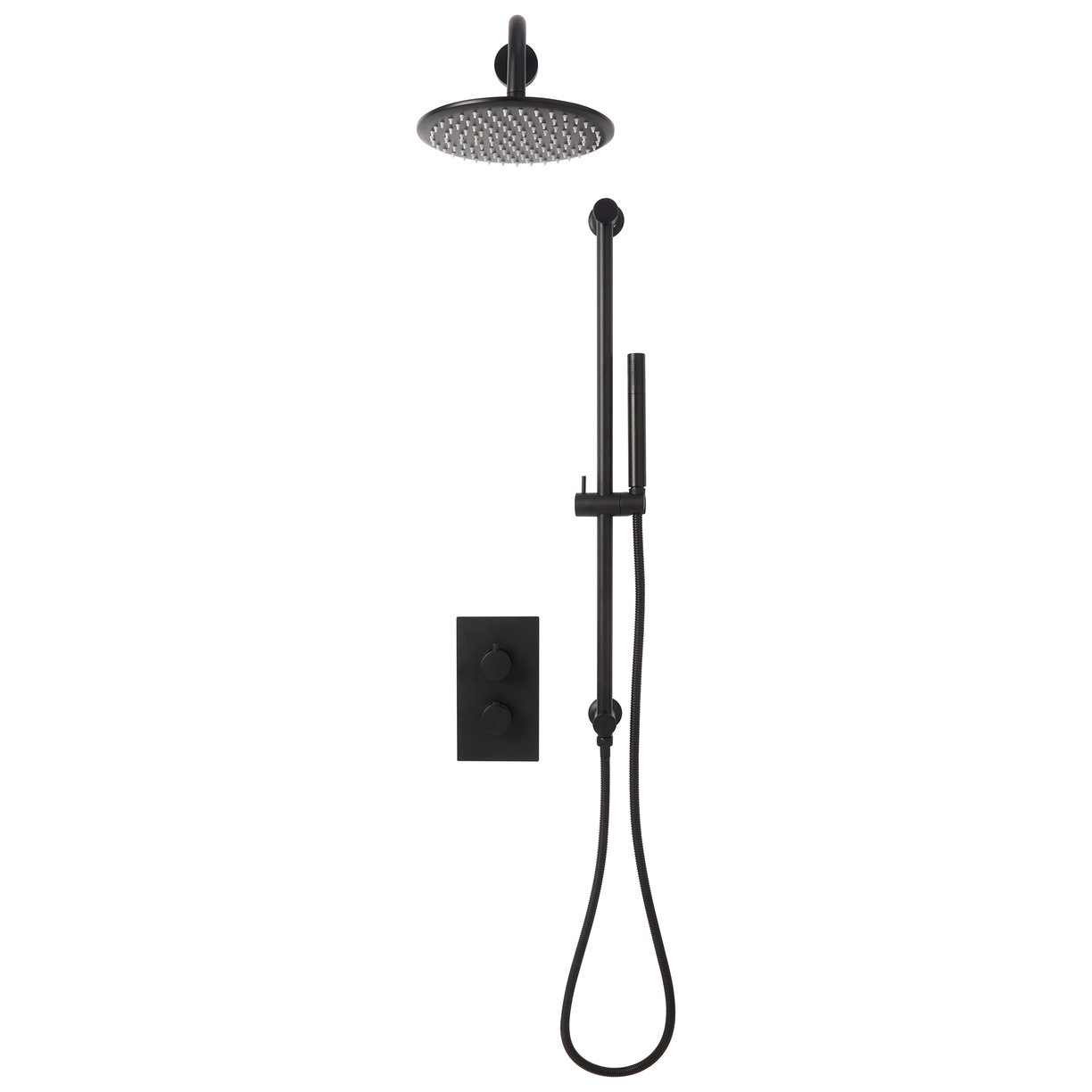 Core Concealed Shower with Head, Arm & Handset Riser Kit