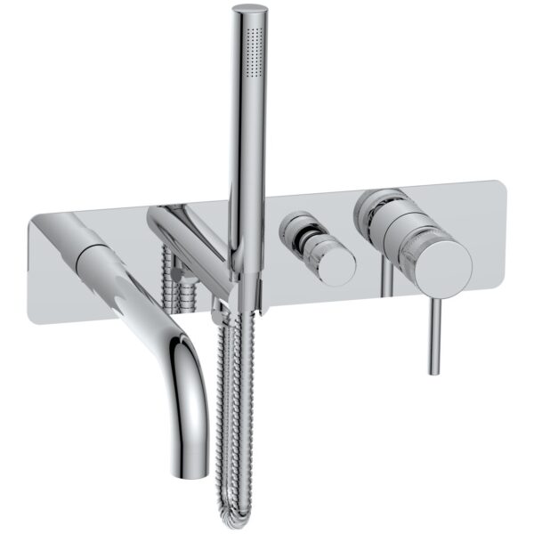 Core Wall Mounted Bath Shower Mixer & Handset