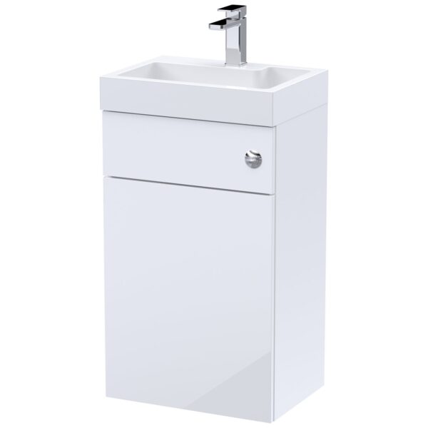 Athena 500mm Floor Standing 2 in 1 WC & Ceramic Basin Unit
