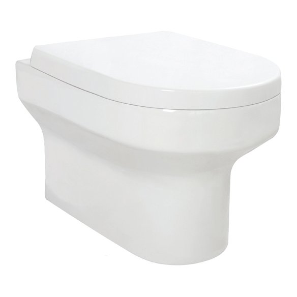Spa Rimless Wall Hung Pan & Soft Close Seat