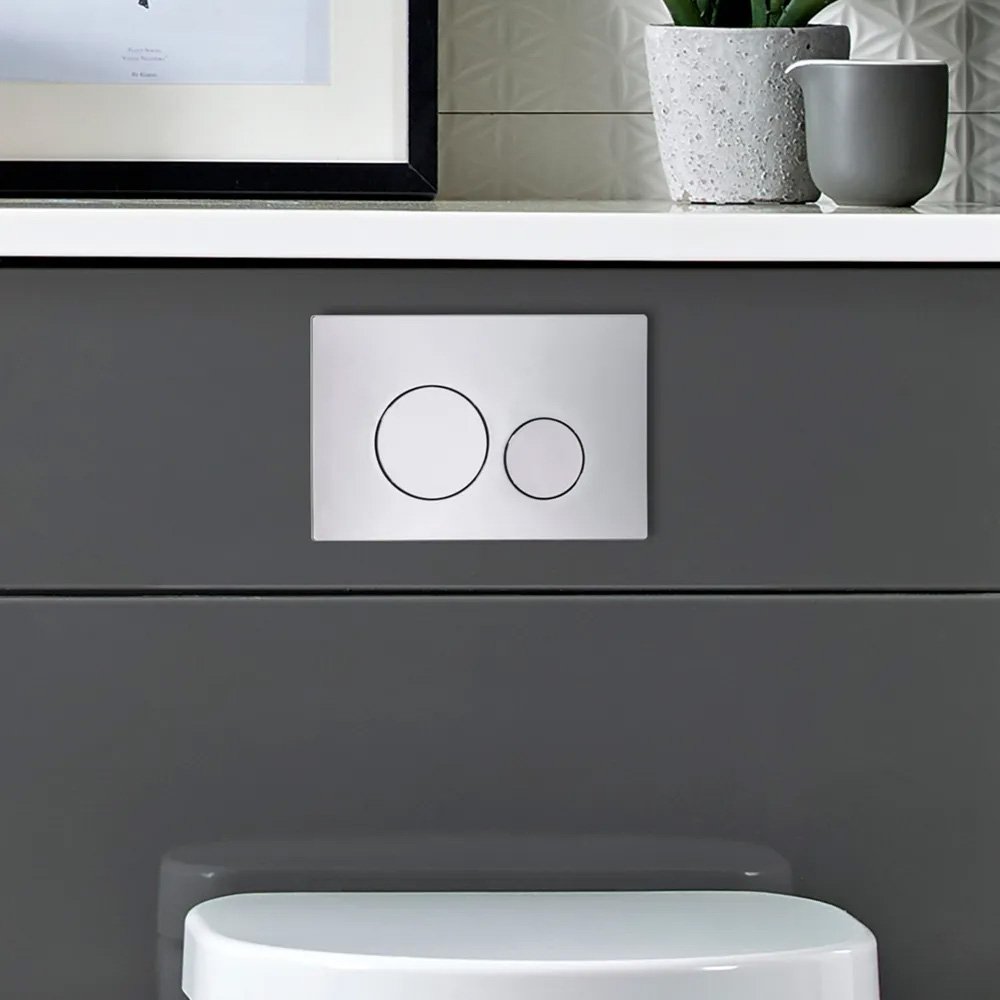 Circle Dual Flush Plate