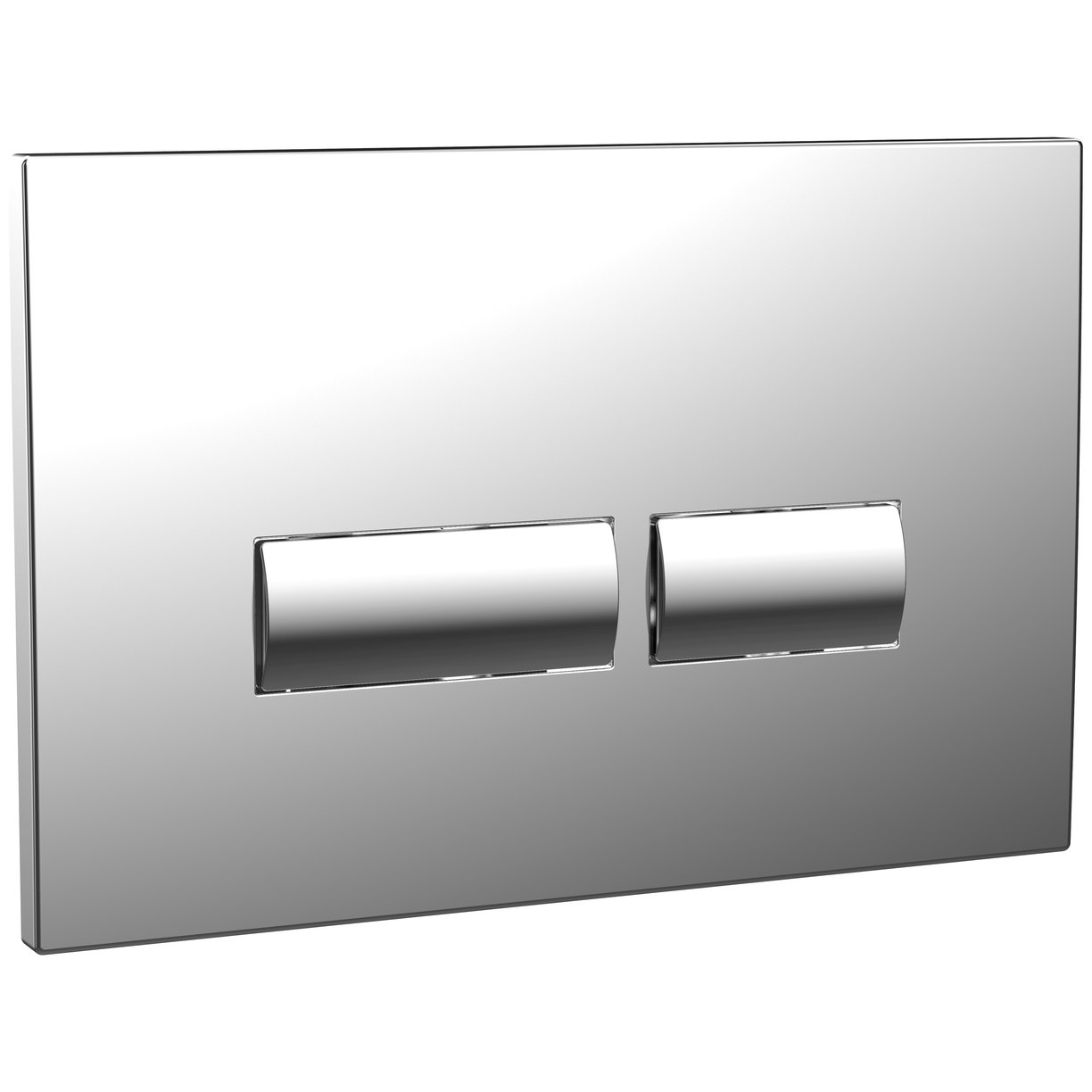 Square Dual Flush Button