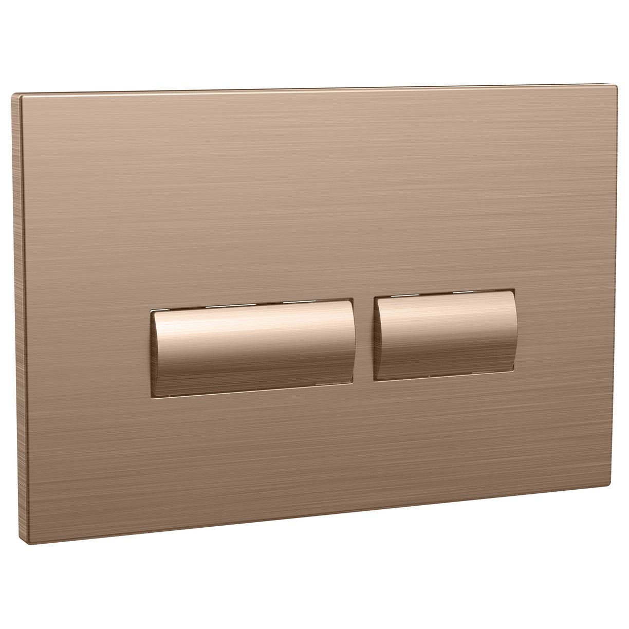 Square Dual Flush Button