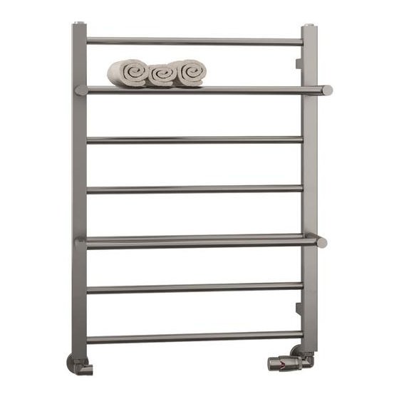 Velino Stainless Steel Towel Rail 800 x 600mm