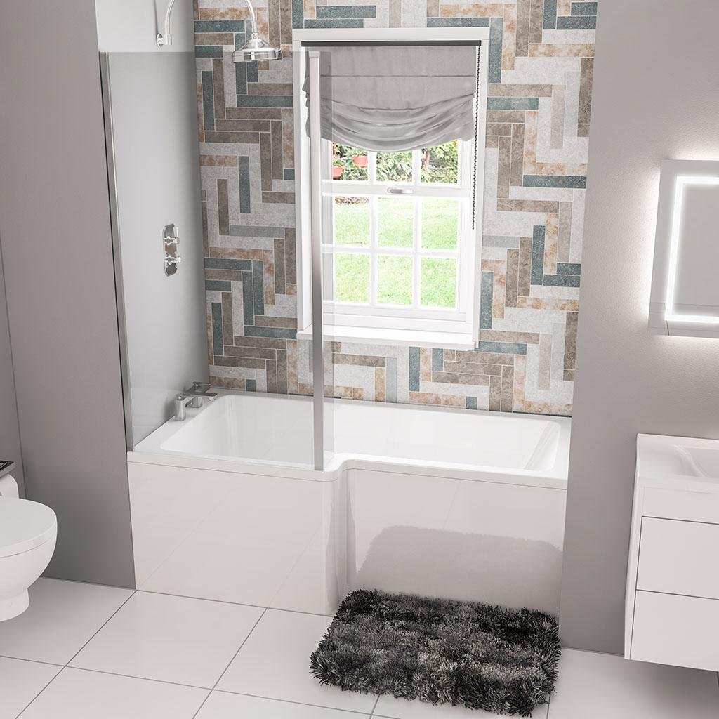 Portland L Shape 1500 x 850 x 700mm Left Hand