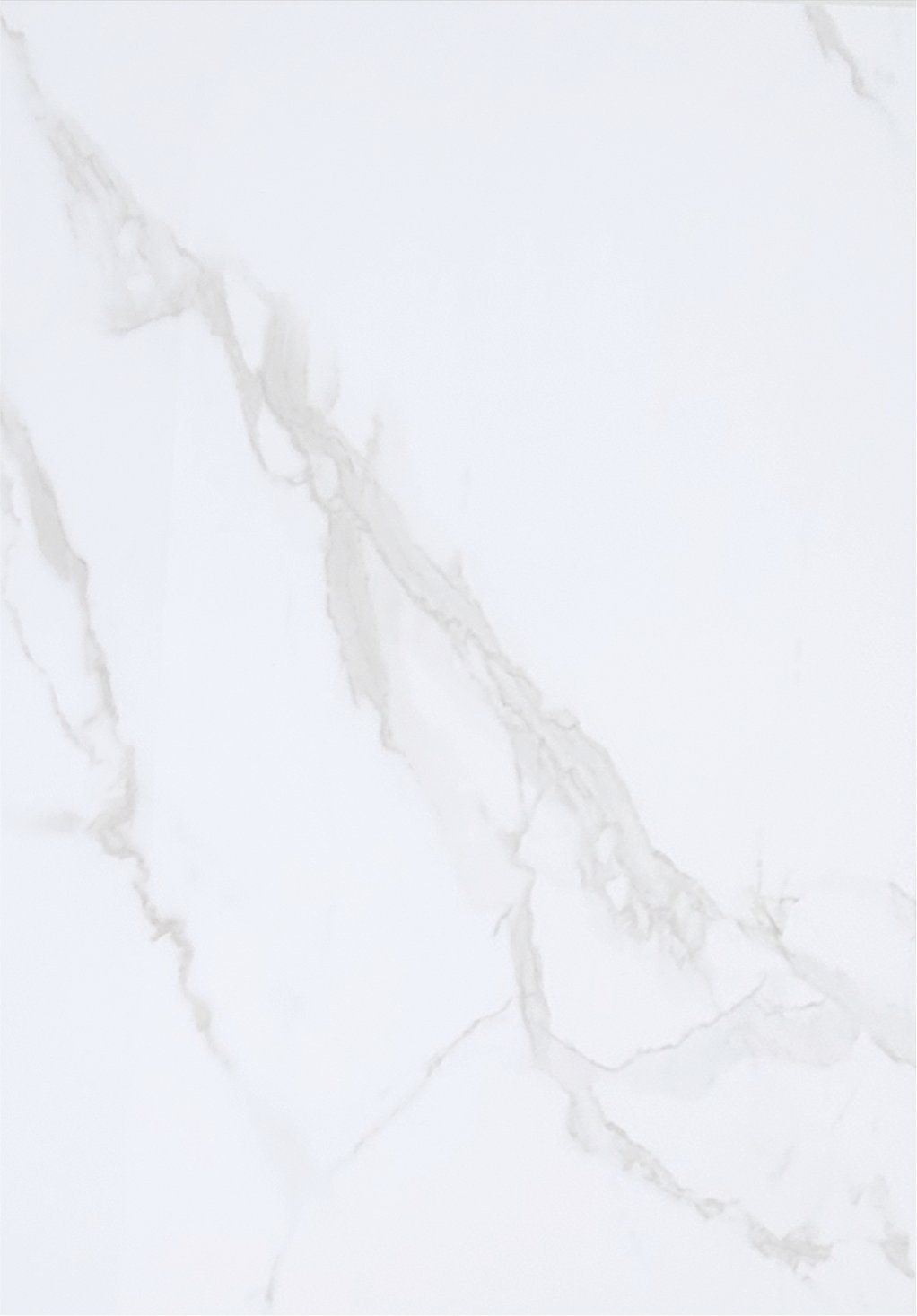7mm Solid Carrara Marble Gloss - 2.4m x 600mm (Pack of 2)