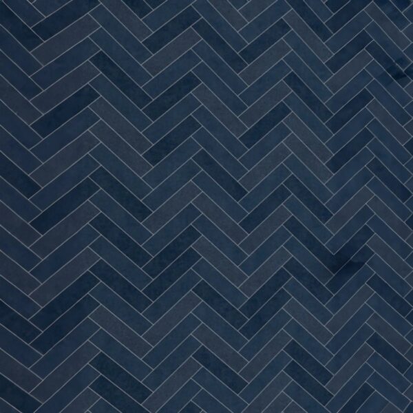 10mm Chevron Multi Navy Matt - 2.4m x 1000mm