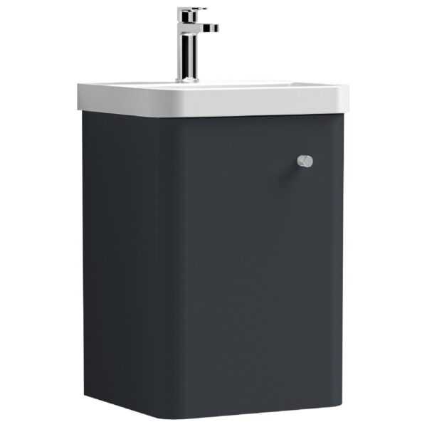 Core 400mm Wall Hung 1-Door Vanity Unit & Ceramic Basin