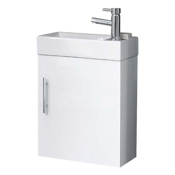Lanza 400 Hall Hung Cloakroom Vanity Unit & Basin