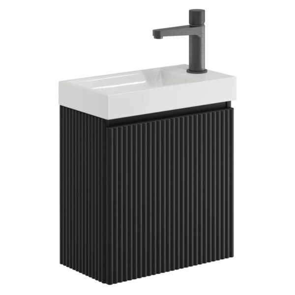 Linea 440 Hall Hung Cloakroom Vanity Unit & Basin