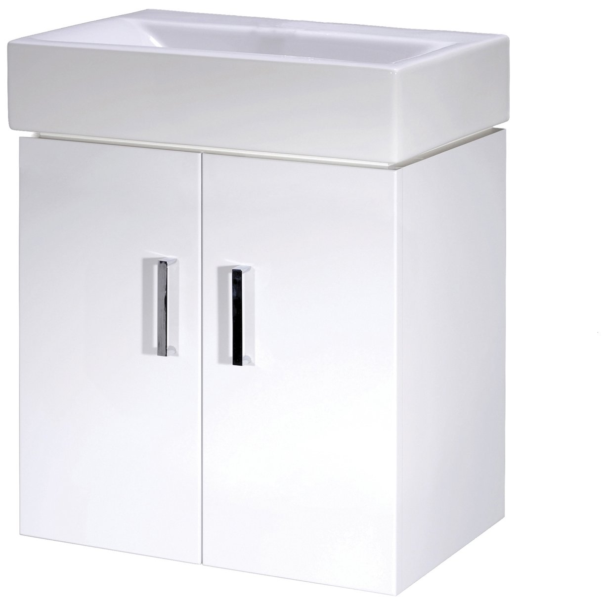 Mayford 450mm Wall Hung Vanity Unit & Ceramic Basin