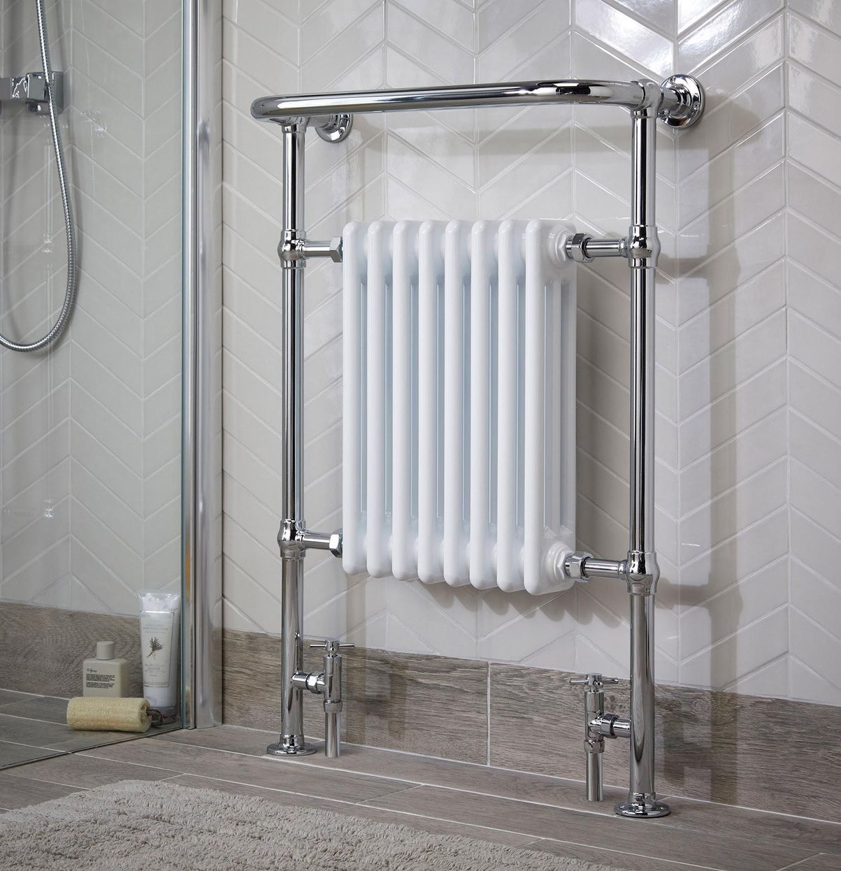 Dunbar Column Radiator & Towel Warmer 675 x 965mm