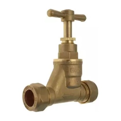 22mm Brass Stopcock C x C