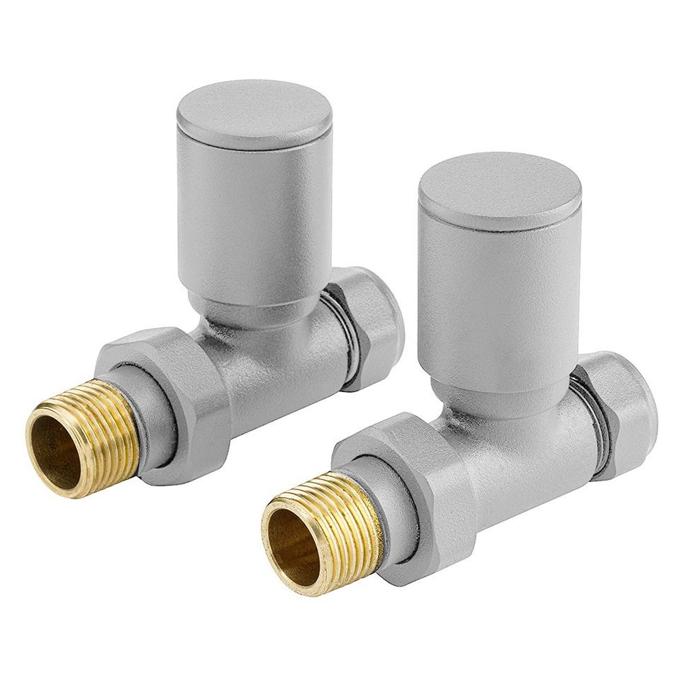 Straight Radiator Valves (Pair)