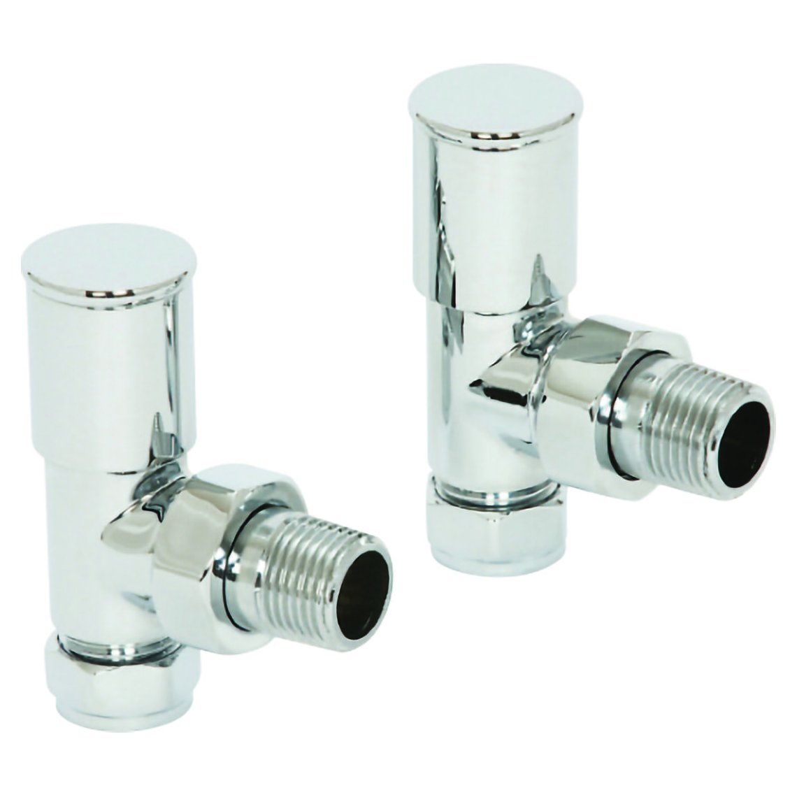 Angled Radiator Valves (Pair)