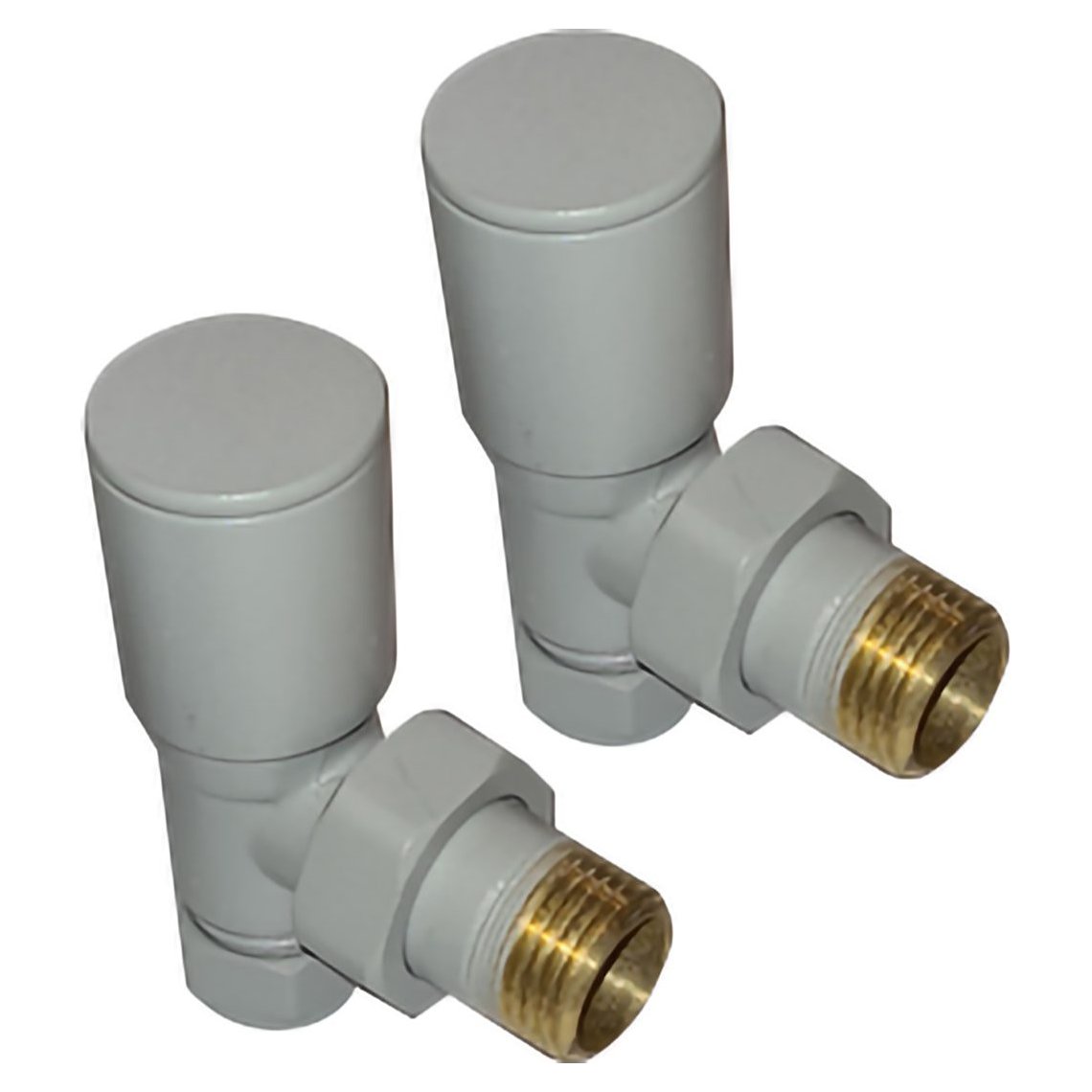 Angled Radiator Valves (Pair)