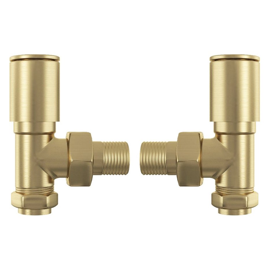 Angled Radiator Valves (Pair)