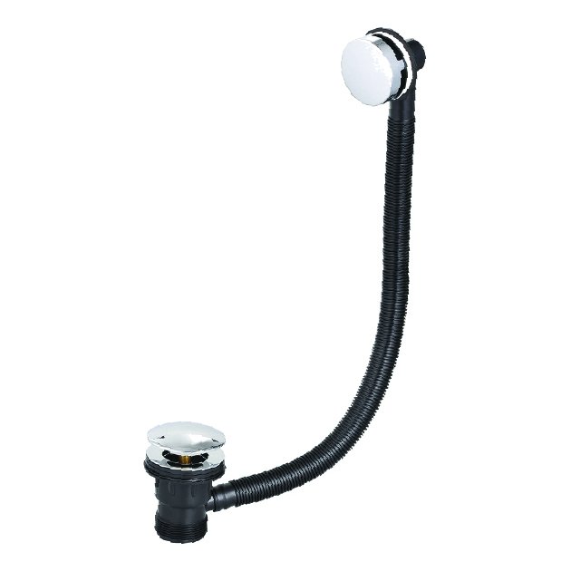 Easy Clean Push Button Bath Waste