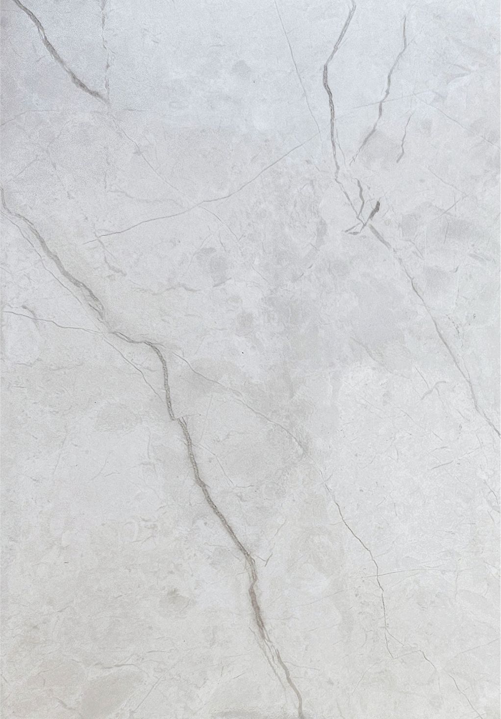 10mm Solid Light Grey Carrara Gloss - 2.4m x 1000mm
