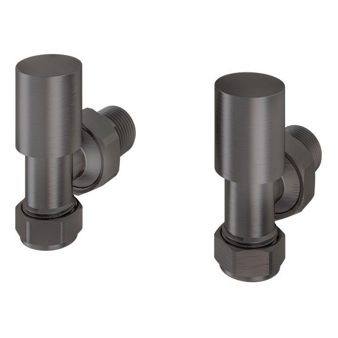 Angled Radiator Valve (Pair)