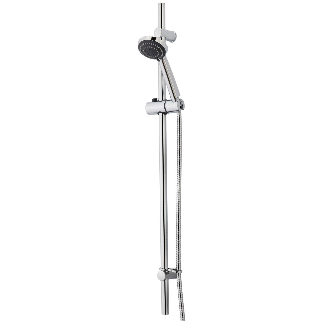 Nevis Extended Round Riser Rail Shower Kit