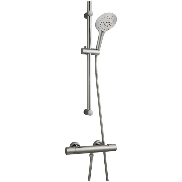 Darvel Cool Touch Premium Thermostatic Bar Shower Valve & Riser Rail Kit