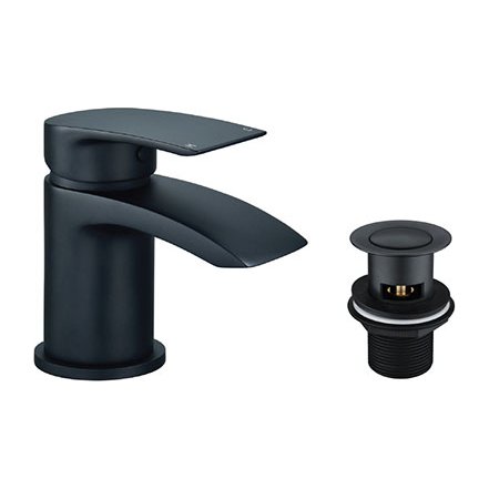 Coll Cloakroom Mono Basin Mixer & Push Waste