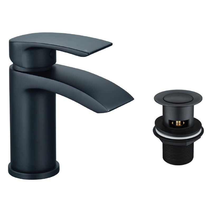 Coll Mono Basin Mixer & Push Waste
