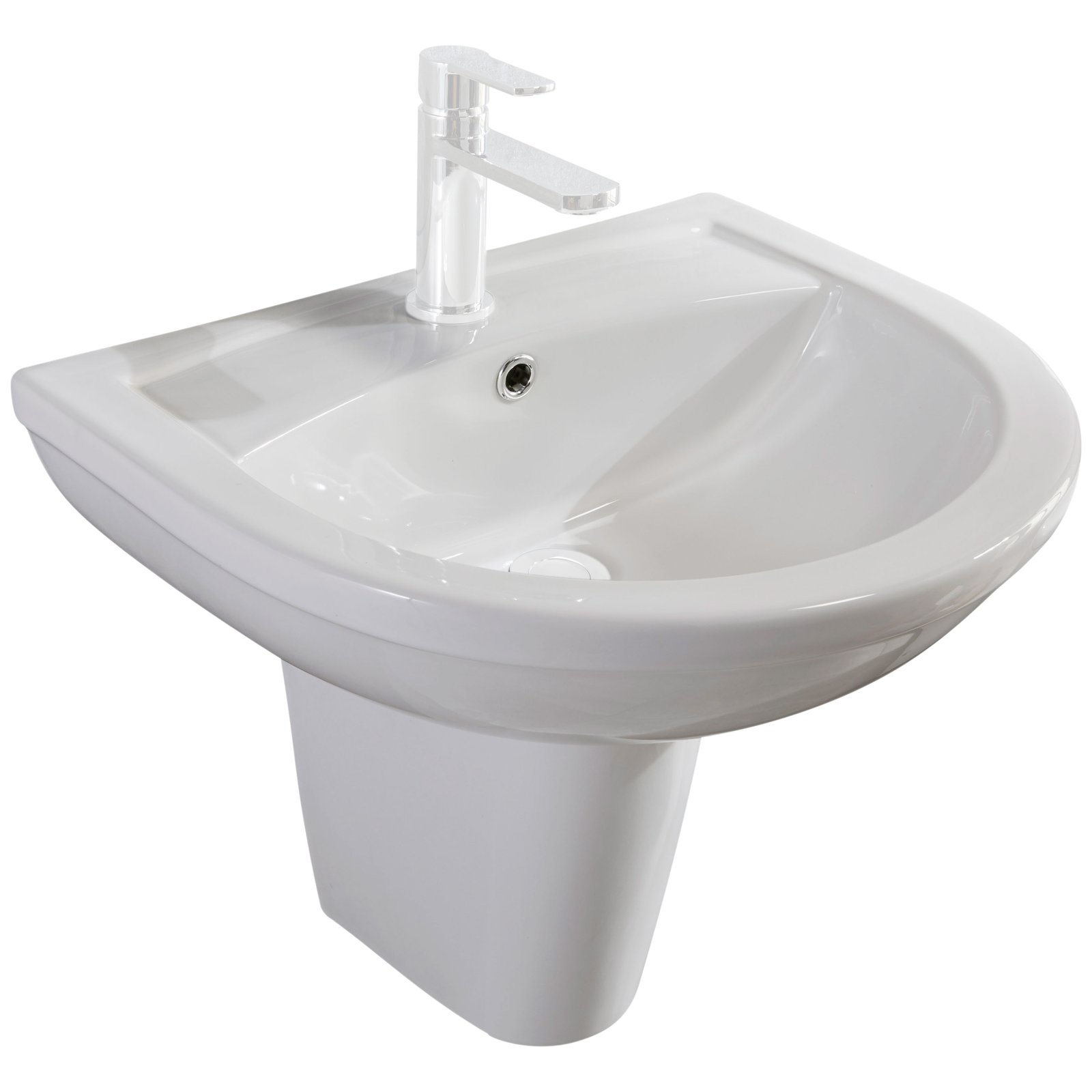 Skara 550 Basin & Semi-Pedestal