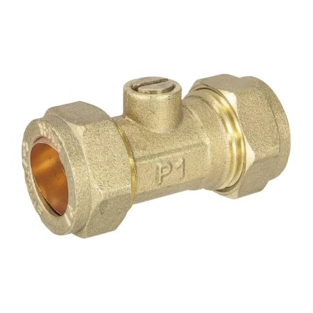 22mm Brass Isolating Valve