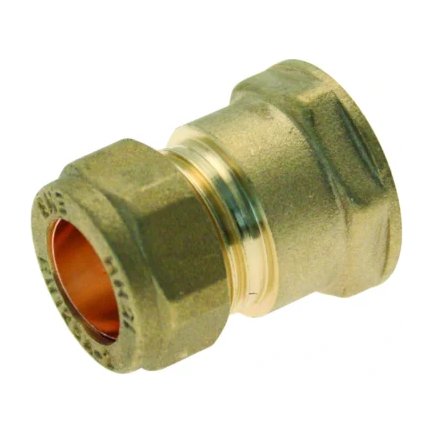 15mm x ⅜" Compact Female Compression Coupler