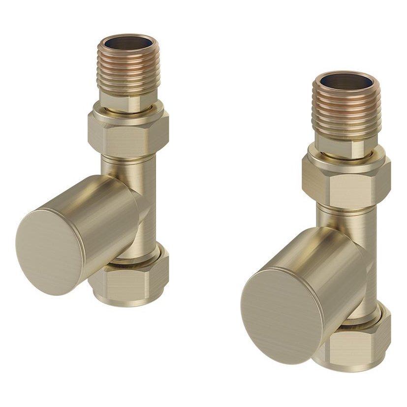 Straight Radiator Valve (Pair)