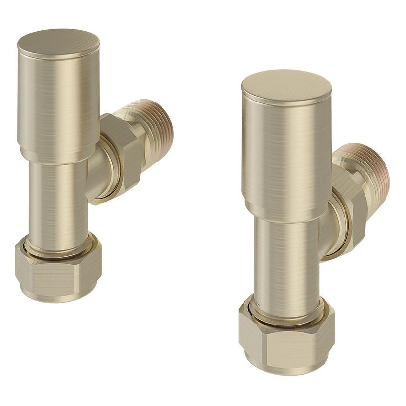 Angled Radiator Valve (Pair)