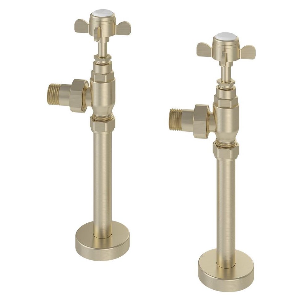 Traditional Radiator Valve & Tails (Pair)
