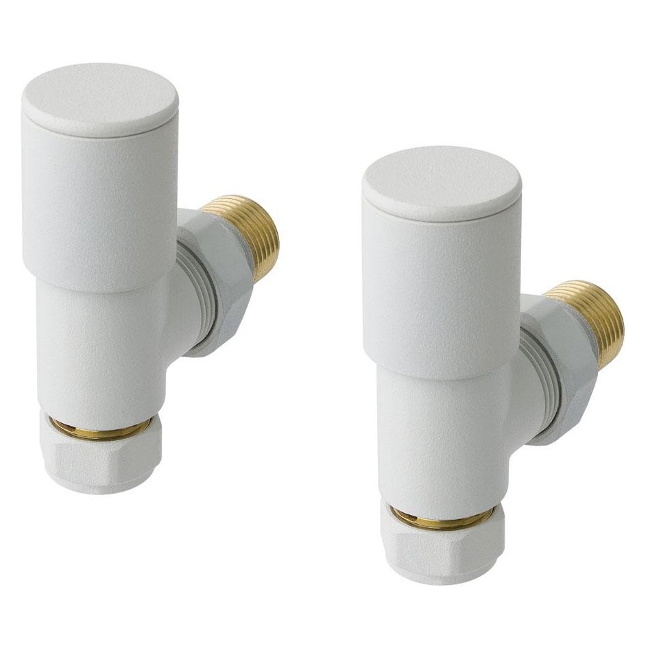 Angled Radiator Valve (Pair)