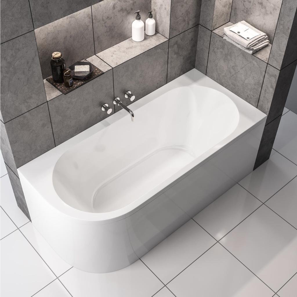 Biscay Double Ended Right Hand 1600 x 725mm
