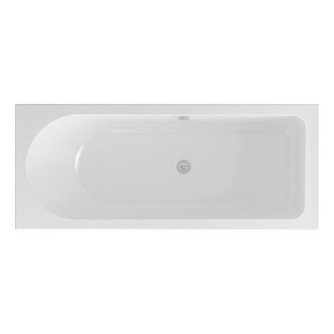 Biscay Shower Bath Left Hand 1700 x 750mm
