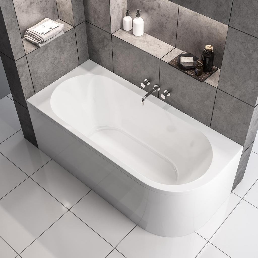 Biscay Double Ended Right Hand 1700 x 800mm Beauforté