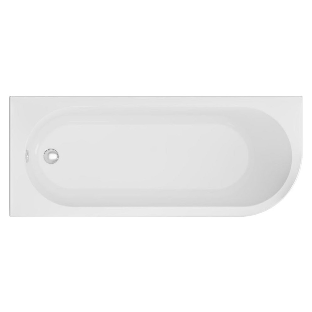 Biscay Single Ended Left Hand 1600 x 725mm Beauforté